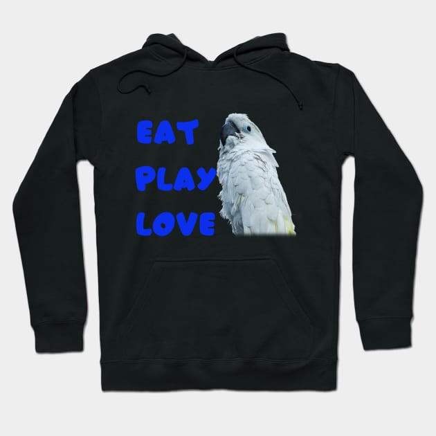 Cockatoo motto Hoodie by Moments of Eccentricity
